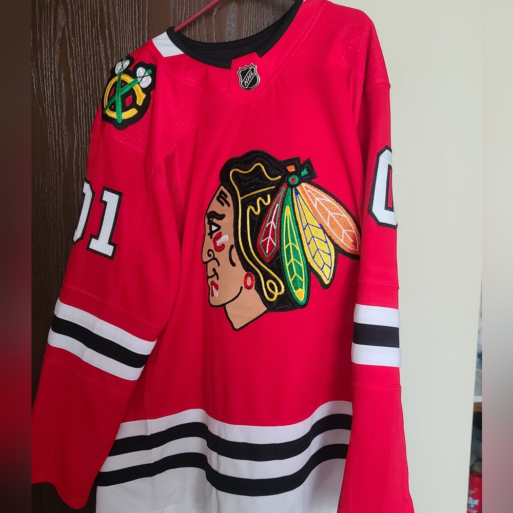 Chicago Blackhawks Jersey Adidas hockey authentic collection